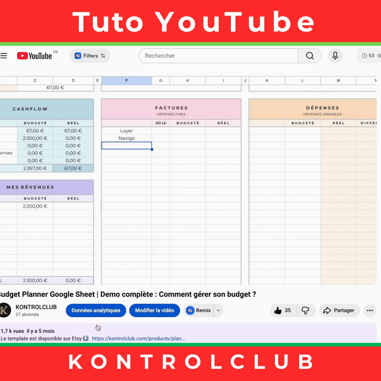 Planificateur de budget SIMPLE 2026